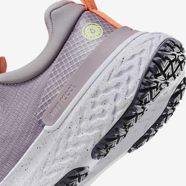 Nike React Miler 2 Shield Weatherised Maantie Naisten Juoksukengät Harmaat Oranssi Violetit | NK925HMZ