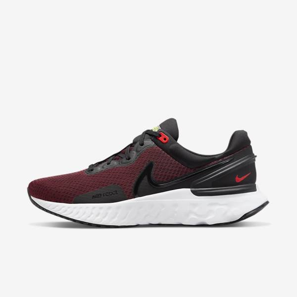 Nike React Miler 3 Maantie Miesten Juoksukengät Mustat Punainen Valkoinen | NK965SQU