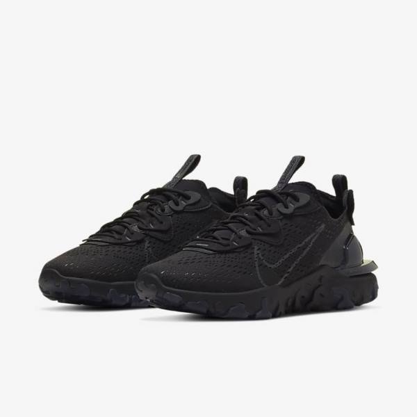 Nike React Vision Miesten Tennarit Mustat Tummanharmaat | NK043OVU