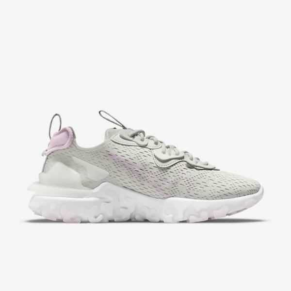 Nike React Vision Naisten Tennarit Vaaleanbeige Valkoinen Pinkki | NK280IAF