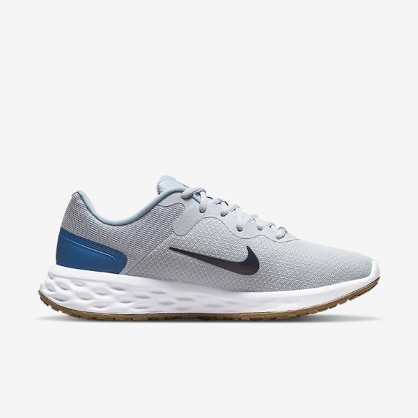 Nike Revolution 6 Next Nature Maantie Miesten Juoksukengät Platina Tummansininen Sininen | NK248RDH