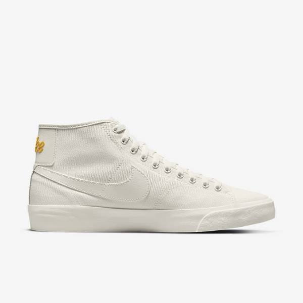 Nike SB BLZR Court Mid Premium Miesten Skeittikengät Valkoinen | NK468FJT