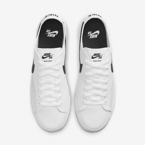 Nike SB BLZR Court Miesten Skeittikengät Valkoinen Mustat Mustat | NK974JDM