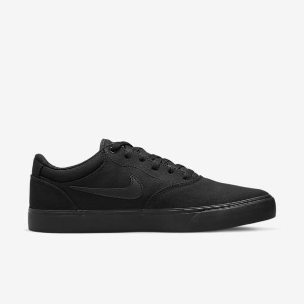 Nike SB Chron 2 Canvas Miesten Skeittikengät Mustat | NK075OUV