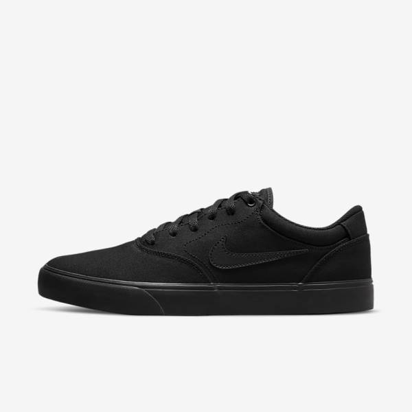 Nike SB Chron 2 Canvas Miesten Skeittikengät Mustat | NK075OUV