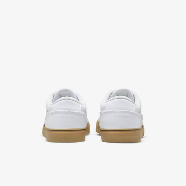 Nike SB Chron 2 Canvas Miesten Skeittikengät Valkoinen Vaaleanruskea Vaaleanbeige | NK487JCT