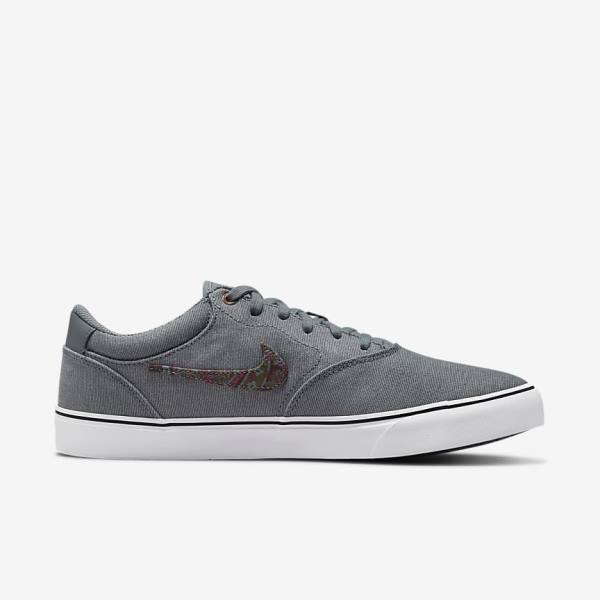 Nike SB Chron 2 Canvas Premium Miesten Skeittikengät Harmaat Valkoinen | NK127WMF