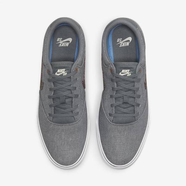 Nike SB Chron 2 Canvas Premium Naisten Skeittikengät Harmaat Valkoinen | NK752LQJ