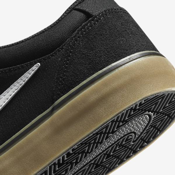 Nike SB Chron 2 Miesten Skeittikengät Mustat Vaaleanruskea Valkoinen | NK468QMS