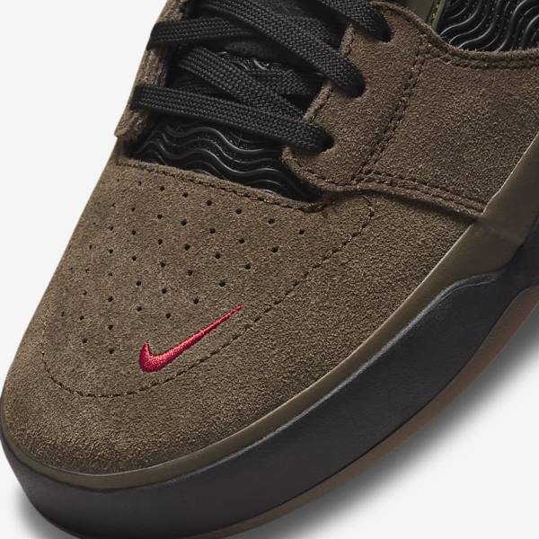 Nike SB Ishod Wair Miesten Skeittikengät Vaaleanoliivinvihreä Vaaleanoliivinvihreä Punainen Mustat | NK326EVB