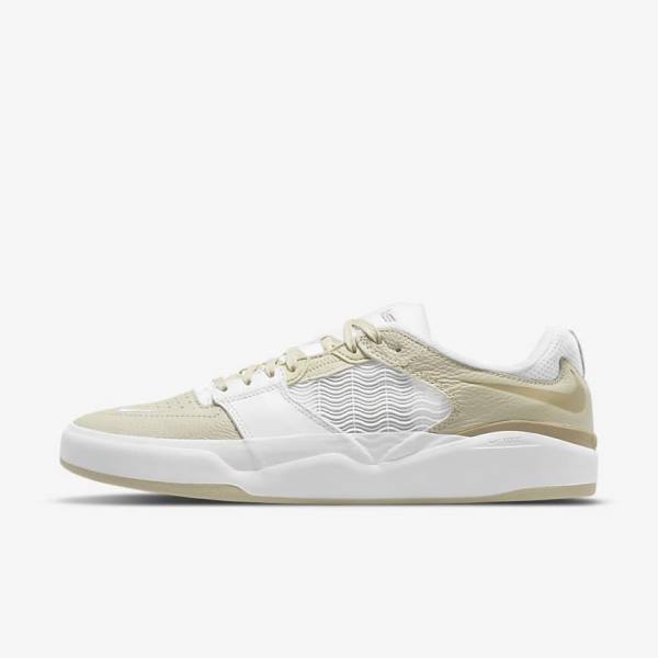 Nike SB Ishod Wair Premium Miesten Skeittikengät Vaaleanharmaat Valkoinen Khaki | NK698IXO