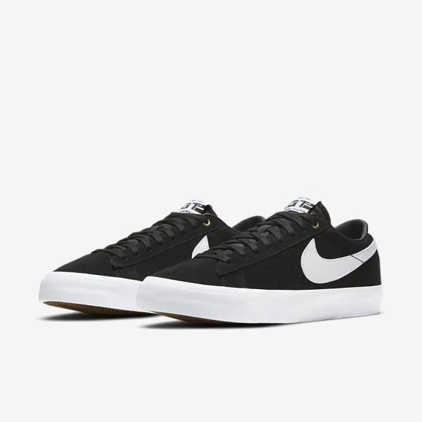 Nike SB Zoom Blazer Low Pro GT Miesten Skeittikengät Mustat Vaaleanruskea Valkoinen | NK263FSA