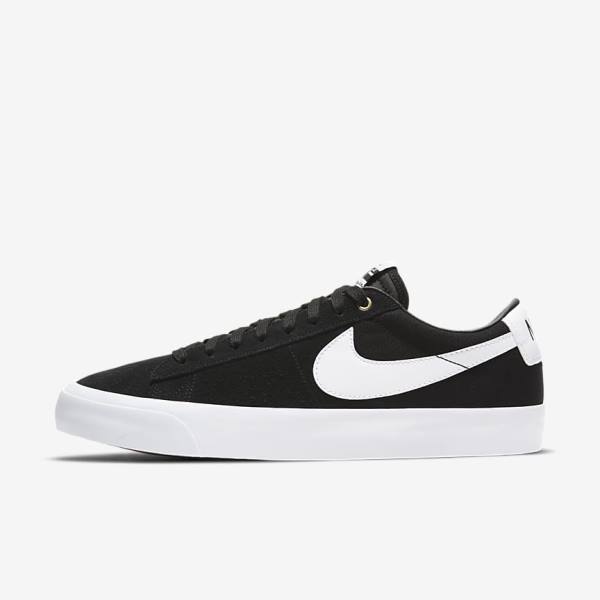 Nike SB Zoom Blazer Low Pro GT Miesten Skeittikengät Mustat Vaaleanruskea Valkoinen | NK263FSA