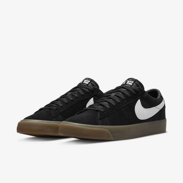 Nike SB Zoom Blazer Low Pro GT Miesten Skeittikengät Mustat Valkoinen | NK274YUK