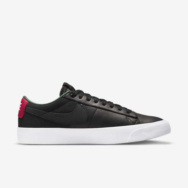 Nike SB Zoom Blazer Low Pro GT Premium Miesten Skeittikengät Mustat Punainen Mustat | NK413SQV