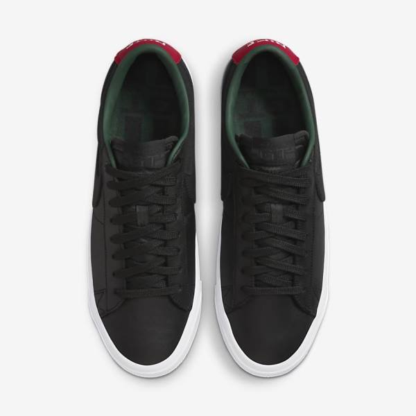 Nike SB Zoom Blazer Low Pro GT Premium Miesten Skeittikengät Mustat Punainen Mustat | NK413SQV