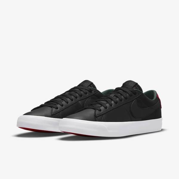 Nike SB Zoom Blazer Low Pro GT Premium Miesten Skeittikengät Mustat Punainen Mustat | NK413SQV