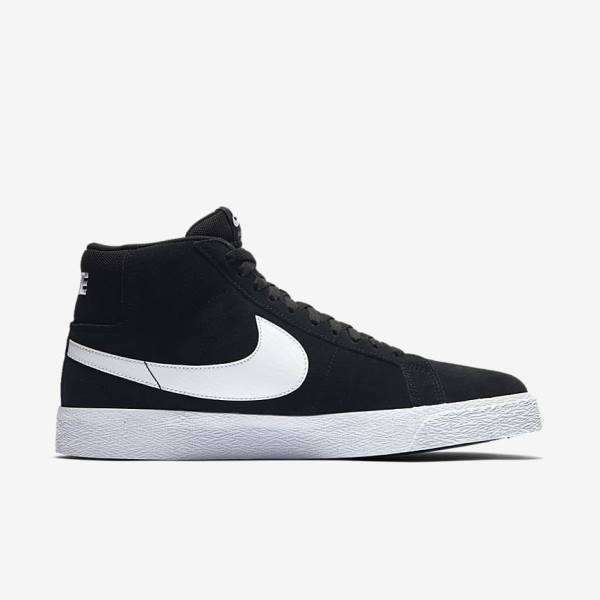 Nike SB Zoom Blazer Mid Naisten Skeittikengät Mustat Valkoinen | NK584VMB