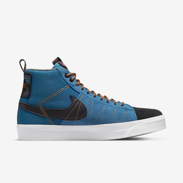 Nike SB Zoom Blazer Mid Premium Naisten Skeittikengät Mustat | NK238TMF