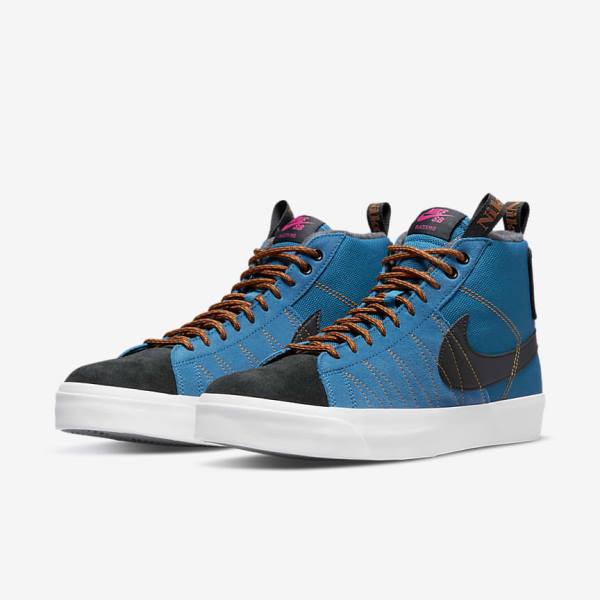 Nike SB Zoom Blazer Mid Premium Naisten Skeittikengät Mustat | NK238TMF