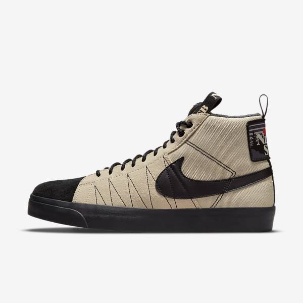 Nike SB Zoom Blazer Mid Premium Naisten Skeittikengät Oranssi Mustat | NK268YTK