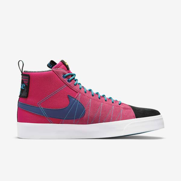 Nike SB Zoom Blazer Mid Premium Naisten Skeittikengät Pinkki Sininen Kuninkaallinen Sininen Sininen | NK562SVD