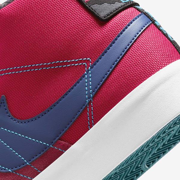 Nike SB Zoom Blazer Mid Premium Naisten Skeittikengät Pinkki Sininen Kuninkaallinen Sininen Sininen | NK562SVD