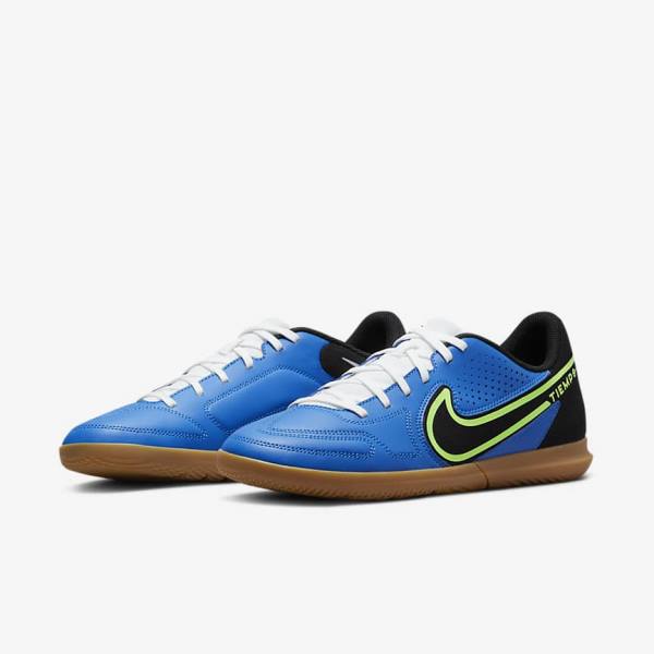 Nike Tiempo Legend 9 Club IC Indoor-Court Miesten Jalkapallokengät Vaaleansininen Vaaleanvihreä Ruskea Mustat | NK304PEQ