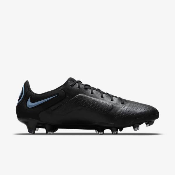 Nike Tiempo Legend 9 Elite FG Firm-Ground Naisten Jalkapallokengät Mustat Harmaat | NK654AUD