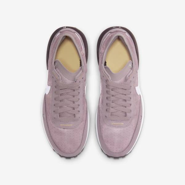 Nike Waffle One Older Lasten Tennarit Pinkki Vaaleanvioletit Valkoinen | NK629SBI