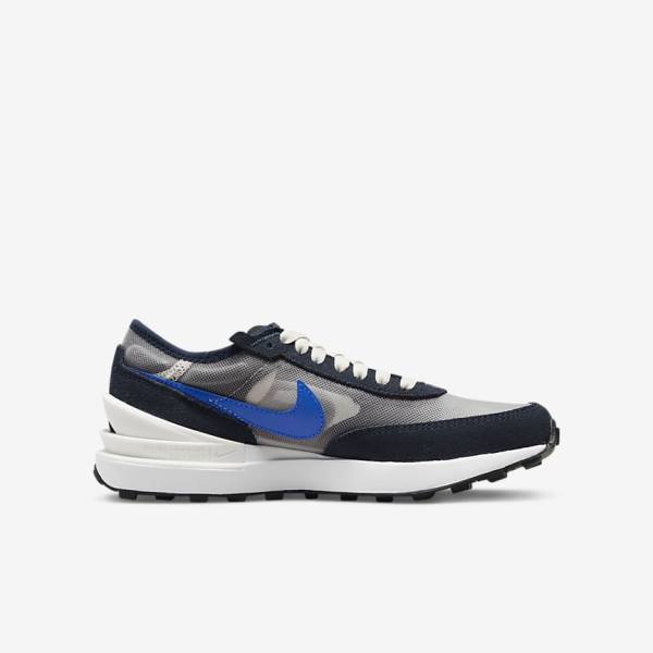 Nike Waffle One Older Lasten Vaelluskengät Tummanobsidian Mustat Kuninkaallinen Sininen | NK105VUR