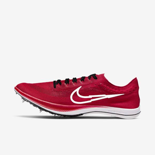 Nike ZoomX Dragonfly Bowerman Track Club Athletics Distance Spikes Miesten Juoksukengät Punainen Mustat Valkoinen | NK621ZQD