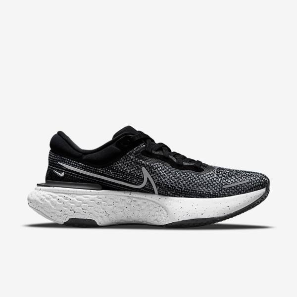 Nike ZoomX Invincible Run Flyknit Maantie Miesten Juoksukengät Valkoinen Mustat Valkoinen | NK704VCW