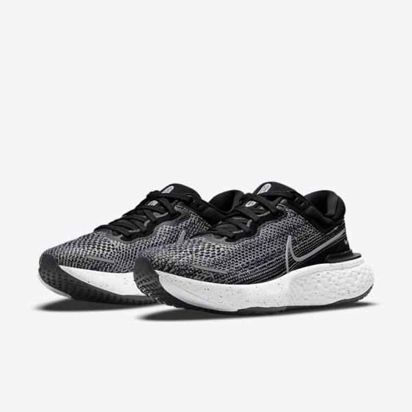 Nike ZoomX Invincible Run Flyknit Maantie Miesten Juoksukengät Valkoinen Mustat Valkoinen | NK704VCW