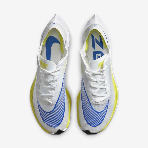 Nike ZoomX Vaporfly NEXT% Maantie Racing Naisten Juoksukengät Valkoinen Mustat Sininen | NK294JKO