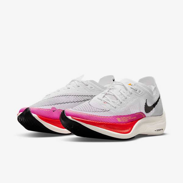 Nike ZoomX Vaporfly Next% 2 Maantie Racing Naisten Juoksukengät Valkoinen Mustat Mustat | NK052AVD