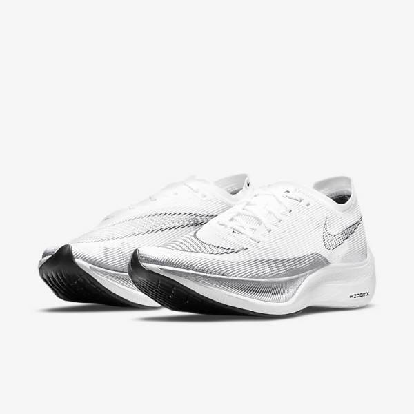 Nike ZoomX Vaporfly Next% 2 Maantie Racing Miesten Juoksukengät Mustat Metal Kultaiset Valkoinen | NK324JNX