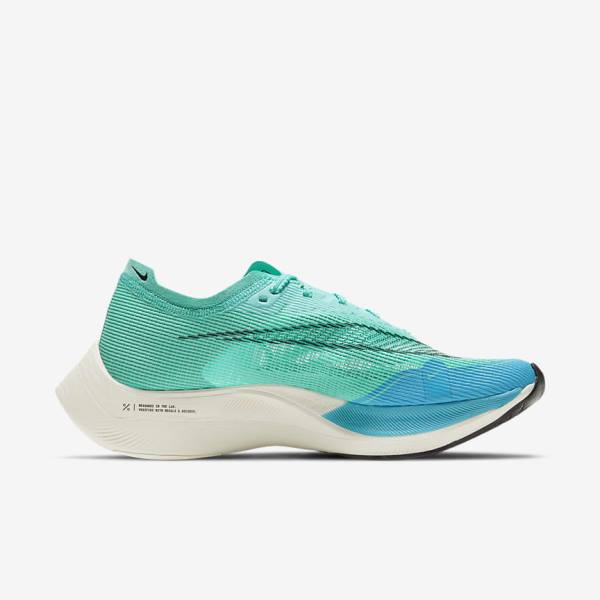 Nike ZoomX Vaporfly Next% 2 Maantie Racing Naisten Juoksukengät Valkoinen Metal Hopea Mustat | NK437JQV