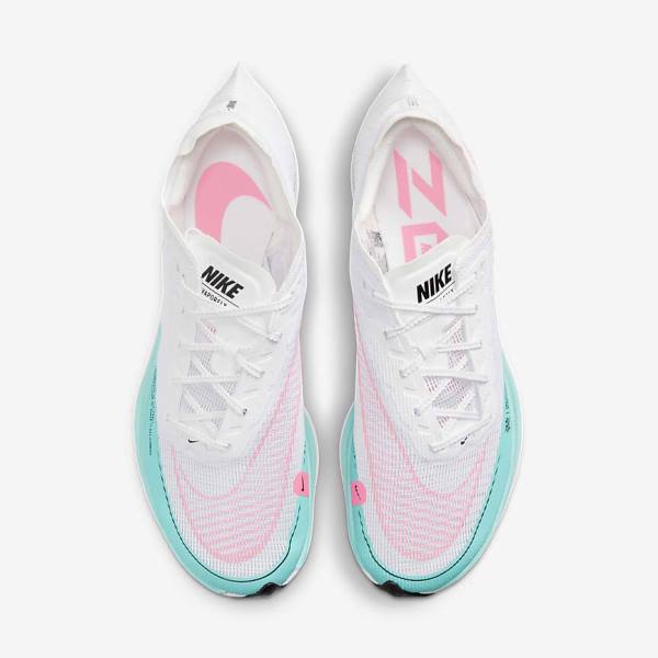 Nike ZoomX Vaporfly Next% 2 Maantie Racing Miesten Juoksukengät Vihreä Sininen Valkoinen Mustat | NK647JRK