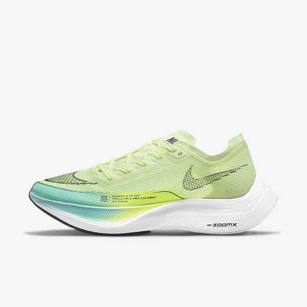 Nike ZoomX Vaporfly Next% 2 Maantie Racing Naisten Juoksukengät Mustat Metal Kultaiset Valkoinen | NK714OTZ