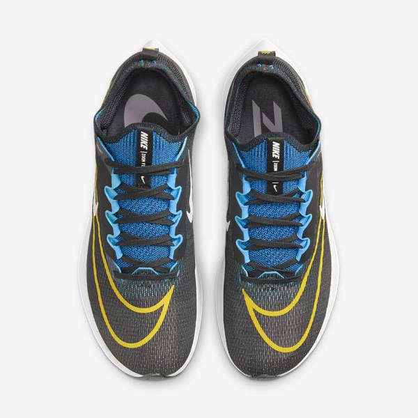 Nike Zoom Fly 4 Maantie Miesten Juoksukengät Mustat Vihreä Oranssi | NK647PLA