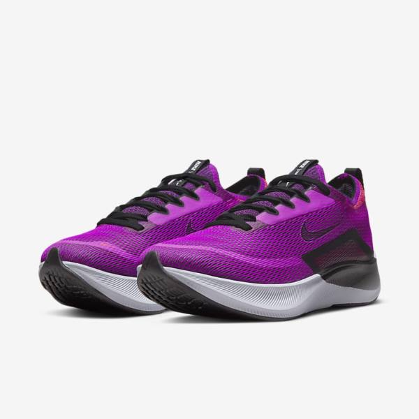 Nike Zoom Fly 4 Maantie Naisten Juoksukengät Valkoinen Vihreä Platina | NK853UVL