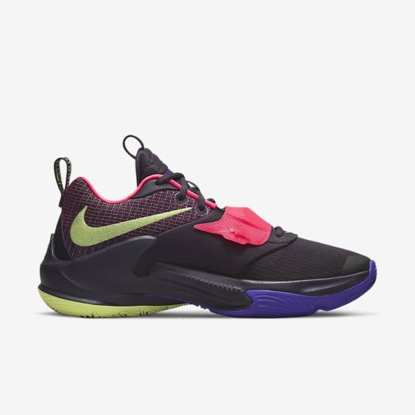 Nike Zoom Freak 3 Naisten Koripallokengät Violetit Pinkki Violetit Vaaleansitruuna | NK569KAB