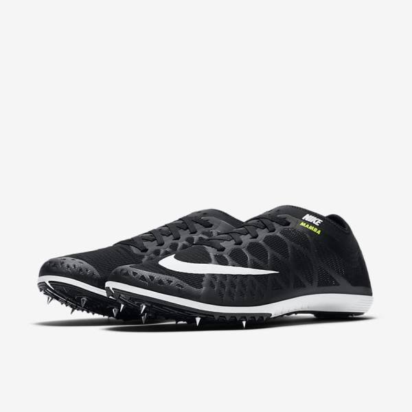 Nike Zoom Mamba 3 Unisex Distance Spike Miesten Juoksukengät Mustat Valkoinen | NK763RFP