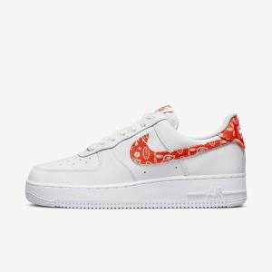 Nike Air Force 1 07 Naisten Tennarit Valkoinen Oranssi | NK763EVW