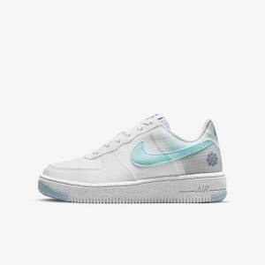 Nike Air Force 1 Crater Older Lasten Tennarit Valkoinen Sininen | NK370NLS