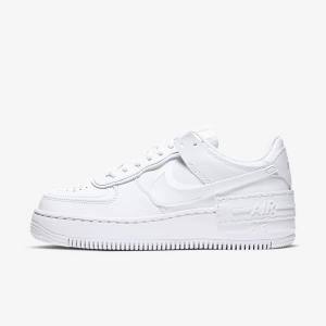 Nike Air Force 1 Shadow Naisten Tennarit Valkoinen | NK605TPW