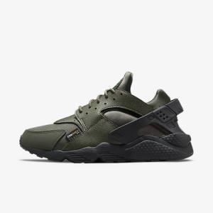 Nike Air Huarache Miesten Tennarit Khaki Mustat Kultaiset Khaki | NK248HJA