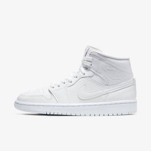 Nike Air Jordan 1 Mid Naisten Tennarit Valkoinen | NK589VRX