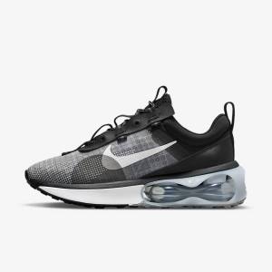 Nike Air Max 2021 Naisten Tennarit Mustat Metal Hopea Harmaat Valkoinen | NK650UPZ